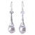 Sterling silver dangle earrings, 'Beacons' - Collectible Taxco Silver Dangle Earrings