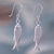 Sterling silver dangle earrings, 'Fish Wisdom' - Fair Trade Mexican Sterling Silver Sea Life Earrings