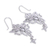 Sterling silver dangle earrings, 'Fairies' - Unique Taxco Silver Sterling Dangle Earrings (image 2b) thumbail