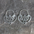 Sterling silver heart earrings, 'Mexican Romance' - Heart Shaped Sterling Silver Hoop Earrings