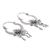 Sterling silver hoop earrings, 'Days of Sun' - Hand Crafted Taxco Sterling Silver Hoop Earrings (image 2b) thumbail