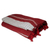 Zapotec cotton bedspread, 'Ruby History' (king) - Zapotec Red Cotton Striped Bedspread from Mexico (King)