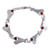 Carnelian link bracelet, 'Helping Hands' - Carnelian link bracelet (image 2a) thumbail