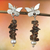Cultured Pearl and smoky quartz dangle earrings, 'Favorite Memories' - Artisan Crafted Silver Smoky Quartz and Pearl Earrings thumbail