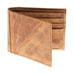 Men's leather wallet, 'Minimalist in Brown' - Men's Leather Wallet Travel Accessory