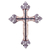 Steel wall art, 'Celestial Cross' - Christianity Steel Cross