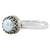 Cultured pearl cocktail ring, 'Taxco Royalty' - Hand Made Fine Silver Single Stone Pearl Ring (image 2c) thumbail