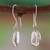 Sterling silver dangle earrings, 'Luminous Moons' - Taxco Silver Sterling Dangle Earrings (image 2) thumbail