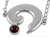Garnet pendant necklace, 'Aries in Red' - Garnet pendant necklace (image 2a) thumbail