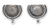 Pendientes botón piedra luna - Pendientes artesanales de plata de ley con botón de piedra luna