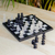 Onyx and marble chess set, 'Triumph' - Collectible Stone Chess Set (image 2) thumbail