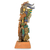 Ceramic sculpture, 'Jaguar Warrior' (medium) - Aztec Museum Replica Ceramic Sculpture (Medium)
