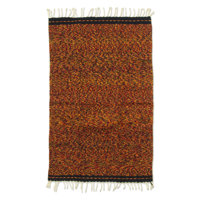 Zapotec wool rug, 'Fiesta Colors' (2x3.5) - Zapotec wool rug (2x3.5)