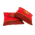 Wool cushion covers, 'Fire in the Sky' (pair) - Wool cushion covers (Pair) (image 2b) thumbail