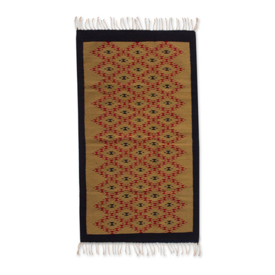 Zapotec wool rug (2.5x5)