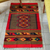 Zapotec wool rug, 'Diamond Trio' (2.5x5) - Zapotec wool rug (2.5x5) thumbail