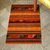 Zapotec wool rug, 'Stairway to the Sky' (2x3.5) - Zapotec Wool Striped Area Rug (2x3.5) (image 2) thumbail