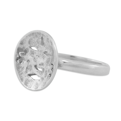 Sterling silver cocktail ring