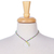 Collar colgante de plata esterlina - Collar de cuentas de vidrio y plata de ley hecho a mano