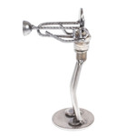 Auto part sculpture, 'Rustic Jazz Trombone' - Auto part sculpture