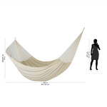 Cotton hammock, 'Sunset Riviera' (double) - Unique Cotton Mayan Hammock (Double)