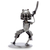 Recycled metal statuette, 'Rustic Samurai II' - Unique Handcrafted Recycled Metal Warrior Sculpture (image 2d) thumbail