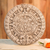 Ceramic plaque, 'Natural Aztec Sun Stone' - Ceramic plaque thumbail