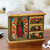 Decoupage chest, 'Beloved Guadalupe' - Decoupage chest thumbail