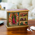 Decoupage chest, 'Beloved Guadalupe' - Decoupage chest (image 2j) thumbail
