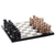Marble chess set, 'Glorious Battle' (medium) - Handcrafted Mexican Marble Chess Set (Medium) (image 2b) thumbail