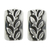 Silver button earrings, 'Tribute to Nature' - Silver button earrings thumbail