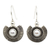Cultured pearl dangle earrings, 'Teotihuacan Moons' - Artisan Crafted Earrings with Pearls and Sterling Silver