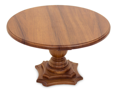 Artisan Crafted Hardwood Accent Table
