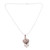 Collar corazón de plata de ley - Collar artesanal hecho a mano taxco joyas de plata esterlina