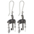 Sterling silver chandelier earrings, 'Mystical Vision' - Artisan Crafted Earrings Taxco Sterling Silver Jewelry (image 2b) thumbail
