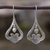 Sterling silver dangle earrings, 'Sweet Renewal' - Vintage Silver Earrings Crafted by Hand (image 2b) thumbail