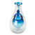 Blown glass pitcher with ice chamber, 'Fresh Caribbean' - Hand Made Blown Glass Pitcher with Ice Chamber (image 2c) thumbail