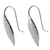 Sterling silver drop earrings, 'Dewy Leaves' - Taxco Silver Jewelry Handcrafted Earrings (image 2b) thumbail