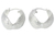 Sterling silver hoop earrings, 'Taxco Lineage' - Taxco Silver Handcrafted Hoop Earrings (image 2b) thumbail