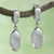 Sterling silver dangle earrings, 'Shine' - Handcrafted Earrings from Taxco Silver Jewelry Collection (image 2) thumbail
