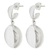 Sterling silver dangle earrings, 'Shine' - Handcrafted Earrings from Taxco Silver Jewelry Collection (image 2a) thumbail
