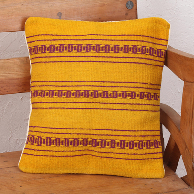 Zapotec wool cushion cover, Zapotec Energy