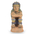 Ceramic sculpture, 'Pensive Tonatiuh' - Collectible Aztec Ceramic Sculpture Museum Replica (image 2b) thumbail