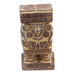 Ceramic statuette, 'Goddess Chalchiuhtlicue' - Collectible Aztec Ceramic Statuette Museum Replica