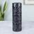 Decorative ceramic vase, 'Slender Blossoms' - Slender Black Pottery Vase thumbail