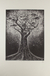 'El árbol misterioso' - Grabado de árbol surrealista