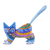 Alebrije sculpture, 'Playful Blue Kitten' - Mexican Alebrije Cat Sculpture (image 2a) thumbail