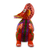 Wood statuette, 'My Monkey Friend' - Colorful Handcrafted Wood Statuette (image 2b) thumbail