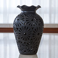 Featured review for Decorative ceramic vase, Floral Ruffles