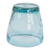 Blown glass juice glasses, 'Delicious Blue' (set of 6) - Handcrafted Blown Glass Juice Glasses (set of 6) (image 2d) thumbail